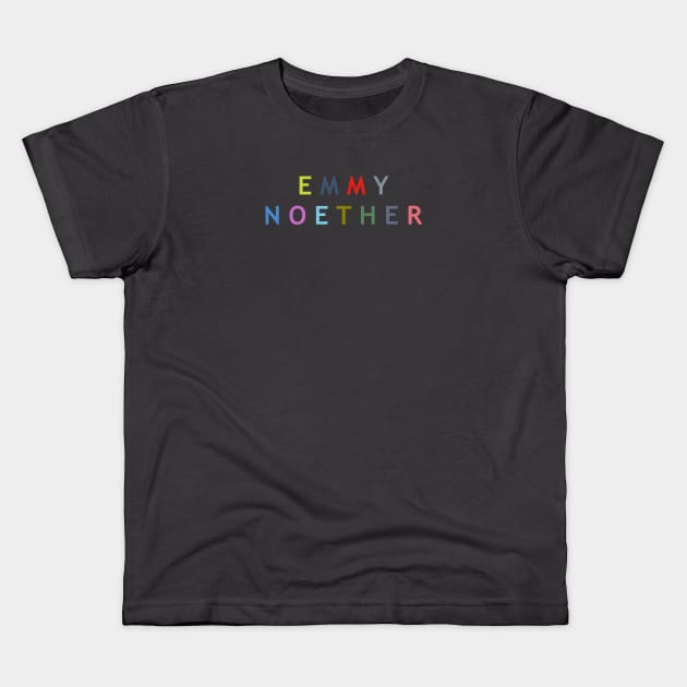 Emmy Noether Kids T-Shirt by Jojo and Juniper